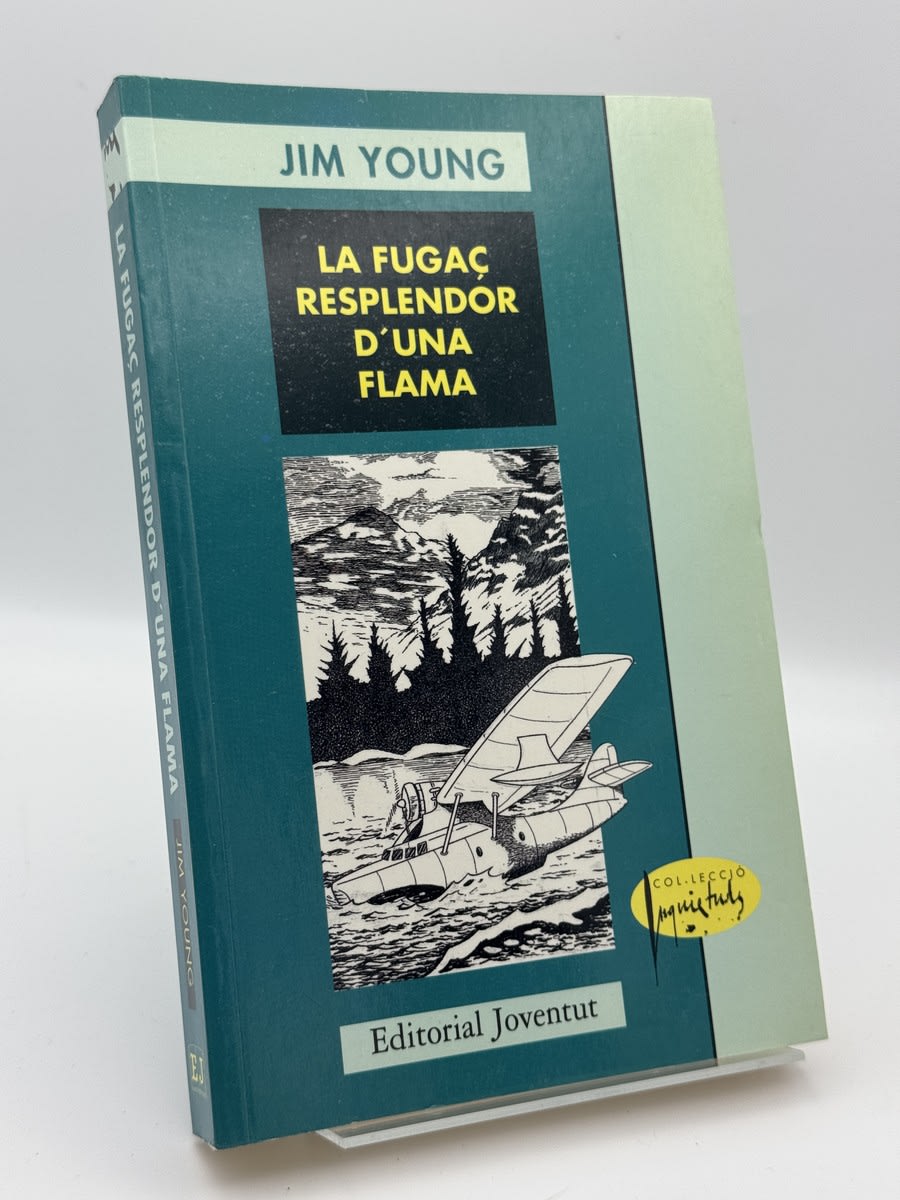 Portada de La fugaç resplandor d'una flama de Jim Young, libro de segunda mano