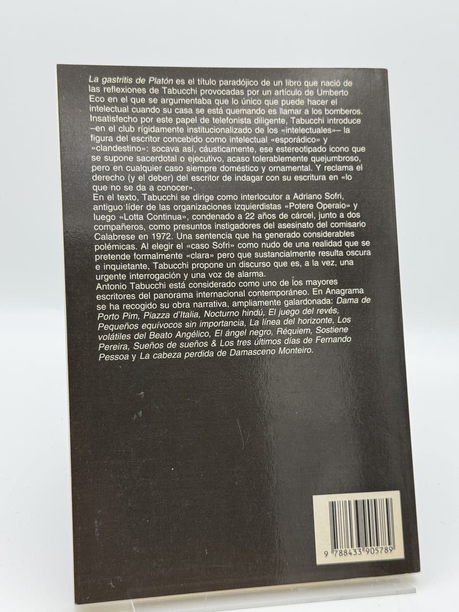 La Gastritis de Platon - Antonio Tabucchi - Imagen 2