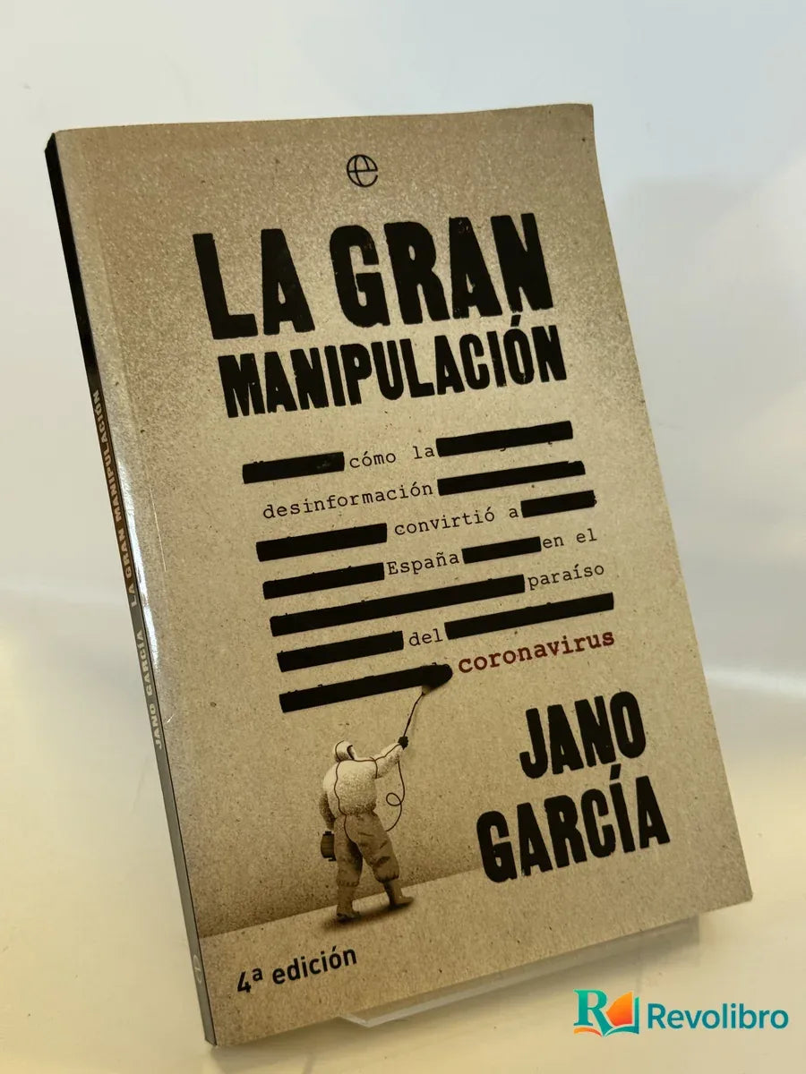Portada de La Gran Manipulación de Jano García, libro de segunda mano
