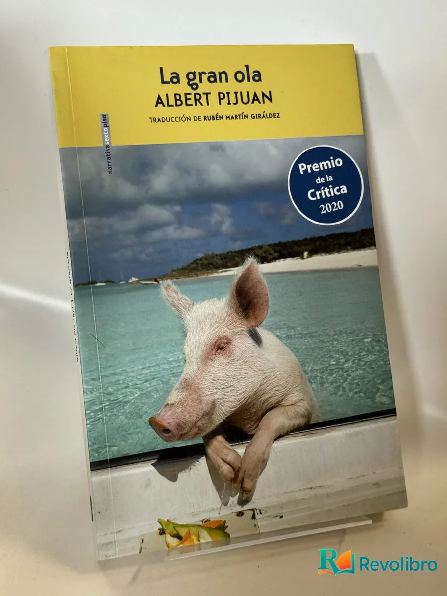 Portada de La gran ola de Albert Pijuan, libro de segunda mano