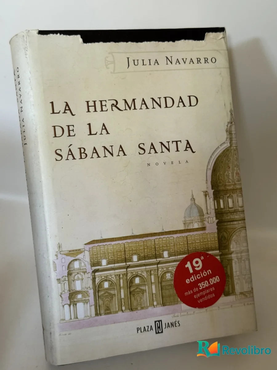Portada de La hermandad de la sábana santa de Julia Navarro, libro de segunda mano
