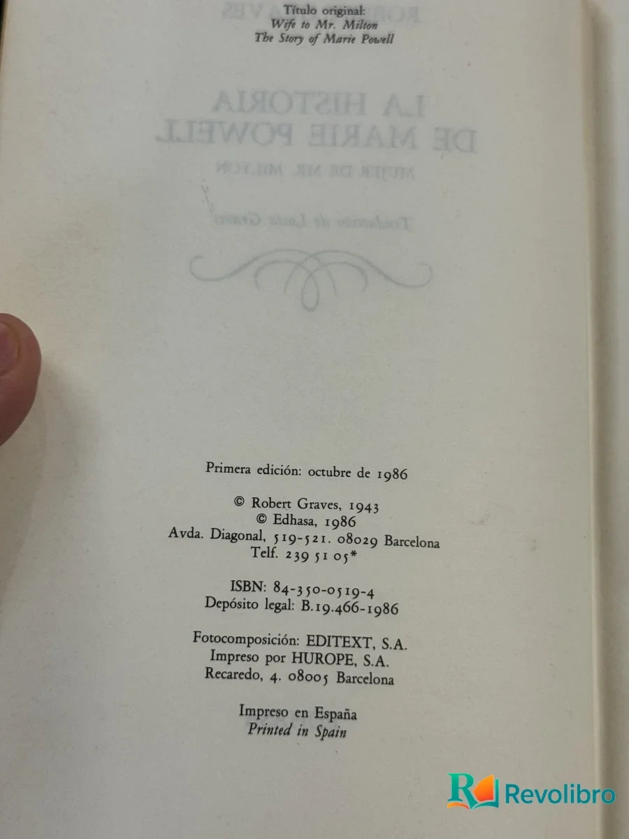 Foto 2 de La historia de Marie Powell de Robert Graves, libro de segunda mano