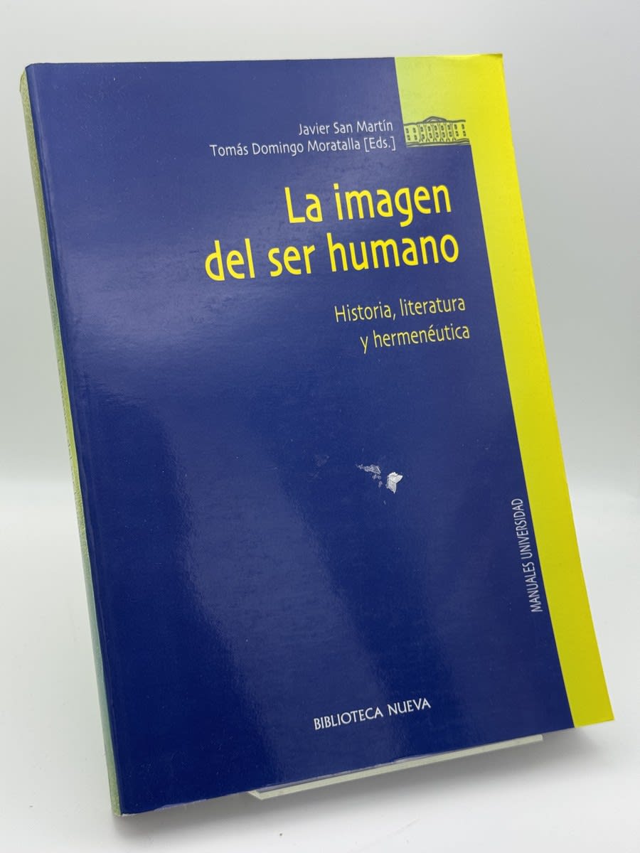 Portada de La imagen del ser humano de Javier San Martín, libro de segunda mano