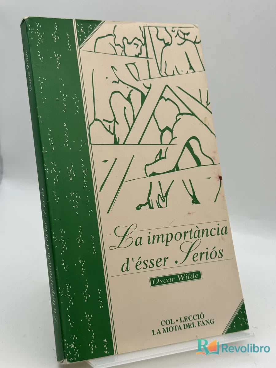 Portada de La importància d'ésser Seriòs de Oscar Wilde, libro de segunda mano