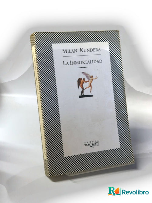 Portada de La inmortalidad de Milan Kundera, libro de segunda mano