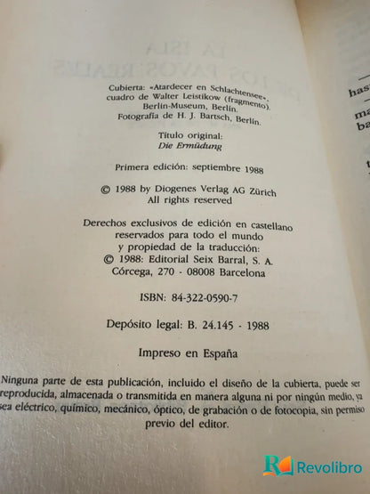 Foto 4 de La isla de los pavos reales - 1ª edición de Hartmut Lange, libro de segunda mano