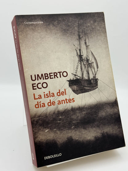 Portada de La isla del día de antes de Umberto Eco, libro de segunda mano