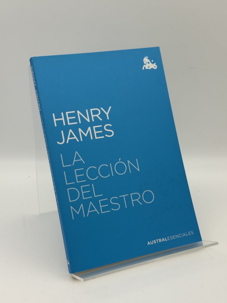 Portada de La lección del maestro de Henry James, libro de segunda mano