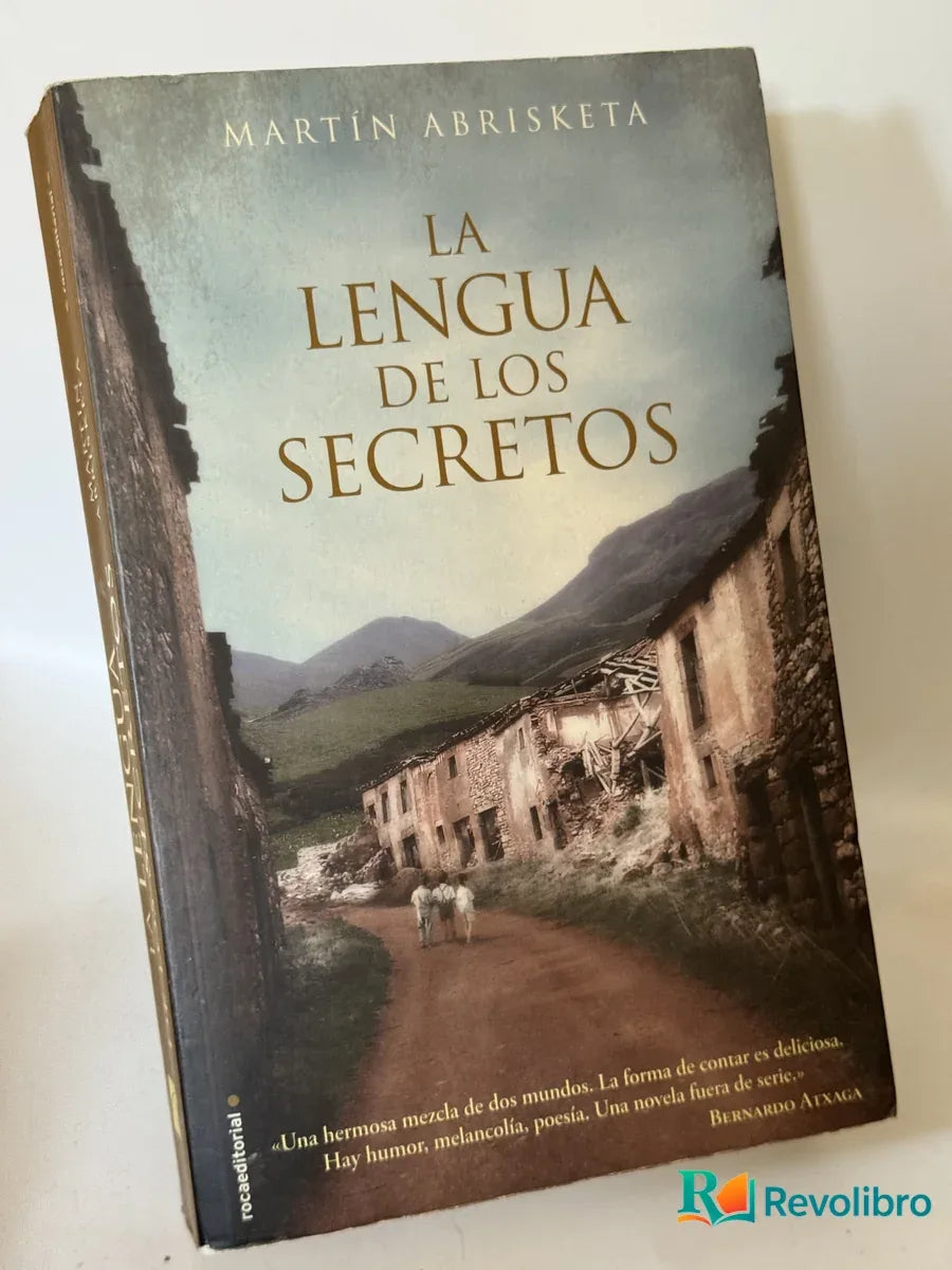 Portada de La Lengua de los Secretos de Martín Abrisketa, libro de segunda mano