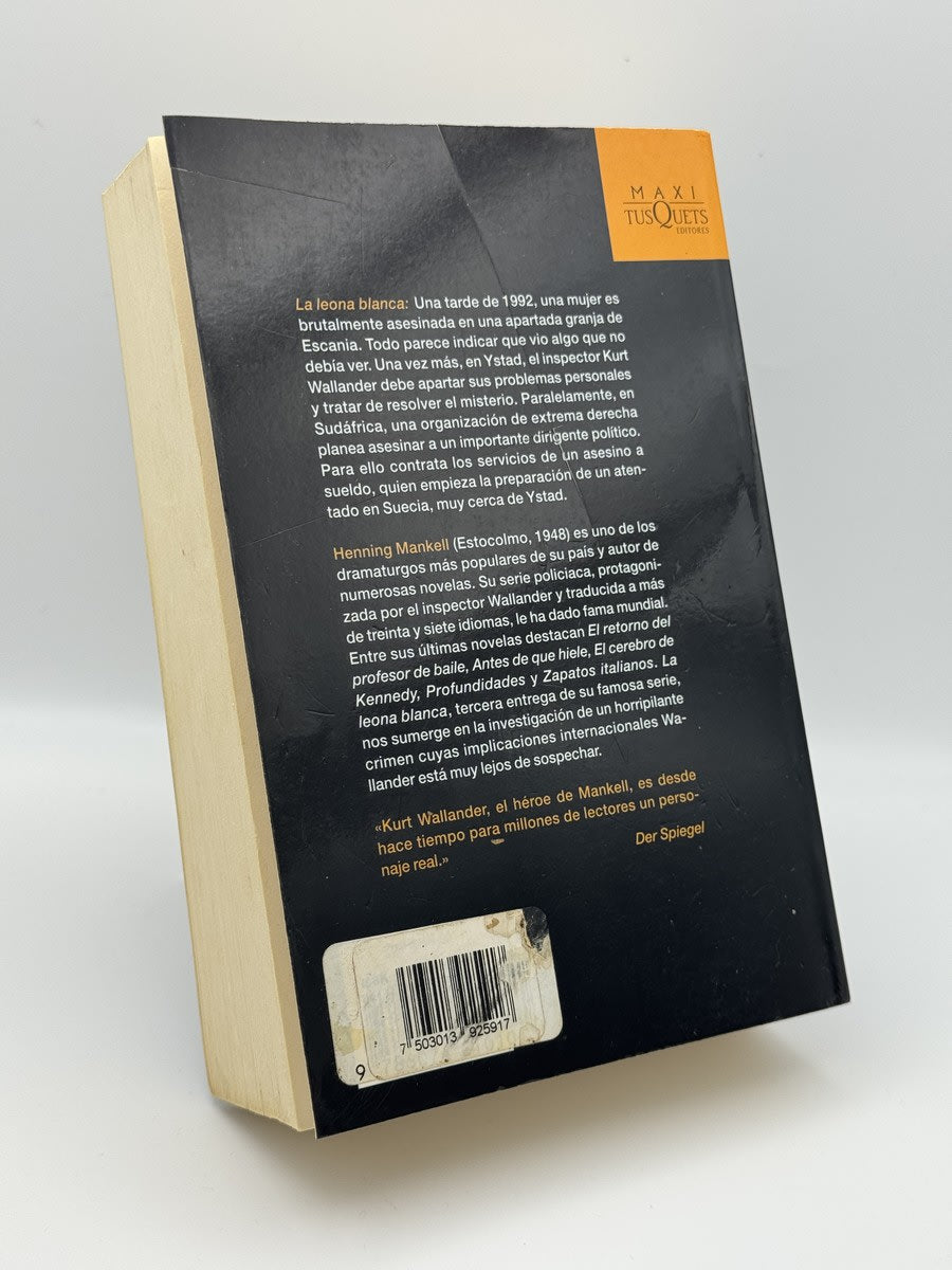 Foto 2 de La leona blanca - Henning Mankell de Henning Mankell, libro de segunda mano
