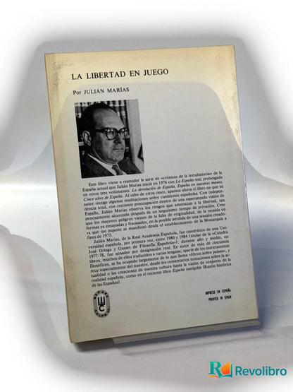 Foto 2 de La libertad en juego - 1ª edición de Julián Marías, libro de segunda mano