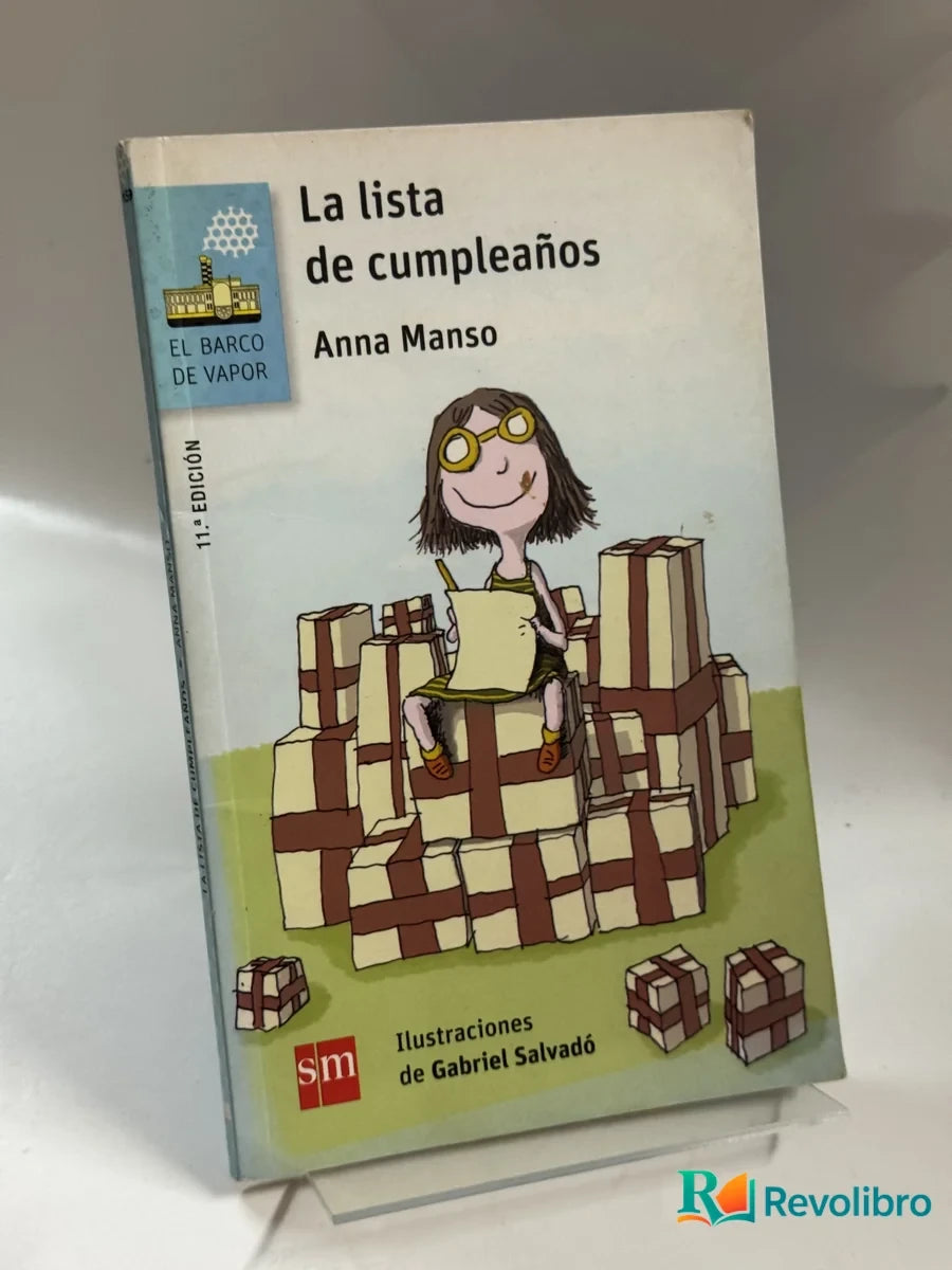 Portada de La lista de cumpleaños de Anna Manso, libro de segunda mano