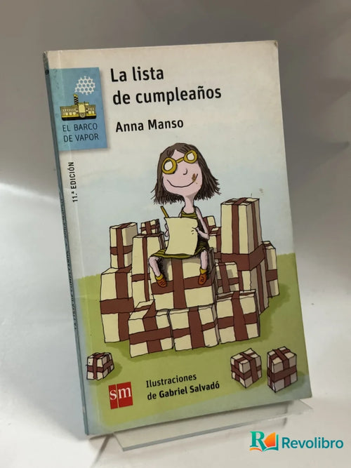 Portada de La lista de cumpleaños de Anna Manso, libro de segunda mano