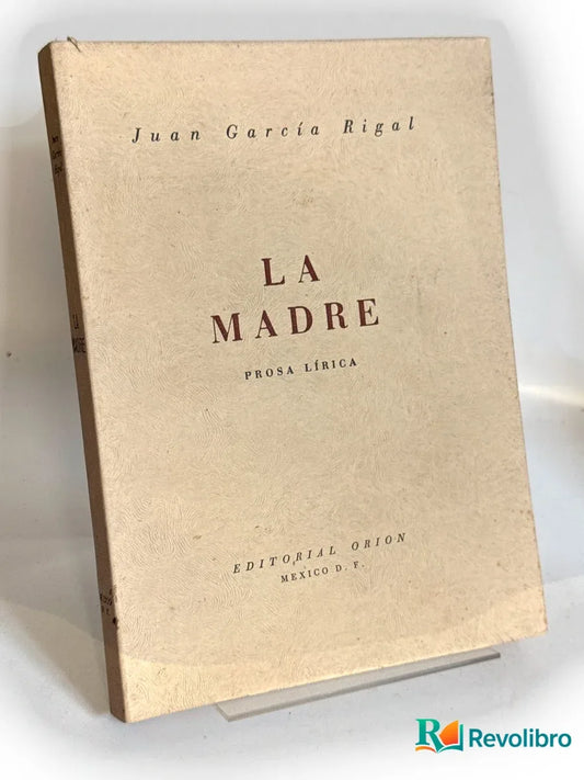 Portada de La madre de Juan García Rigal, libro de segunda mano
