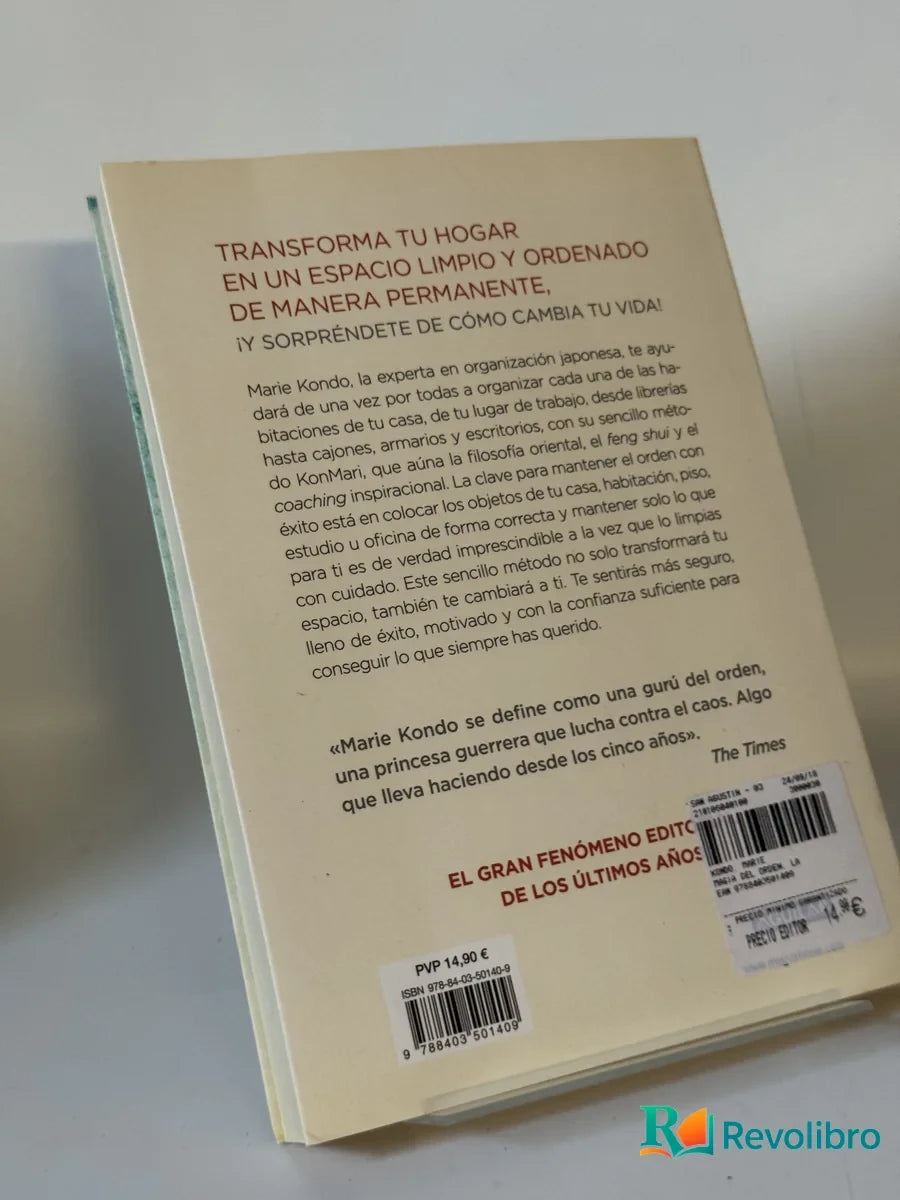 Foto 2 de La Magia del Orden de Marie Kondo, libro de segunda mano