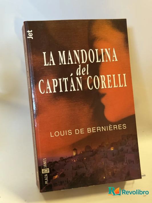 Portada de La Mandolina del Capitán Corelli de Louis de Bernières, libro de segunda mano