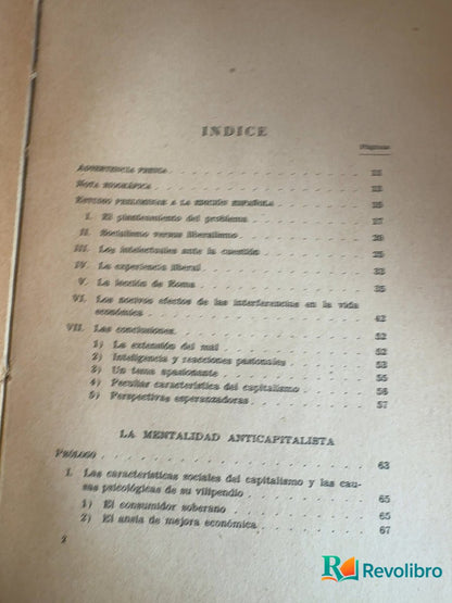 Foto 5 de La mentalidad anticapitalista de L. von Mises, libro de segunda mano