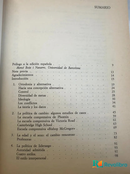 Foto 3 de La micropolítica de la escuela de Stephen J. Ball, libro de segunda mano