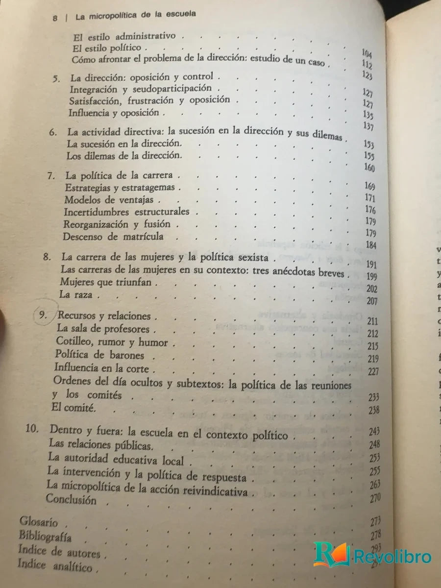 Foto 4 de La micropolítica de la escuela de Stephen J. Ball, libro de segunda mano