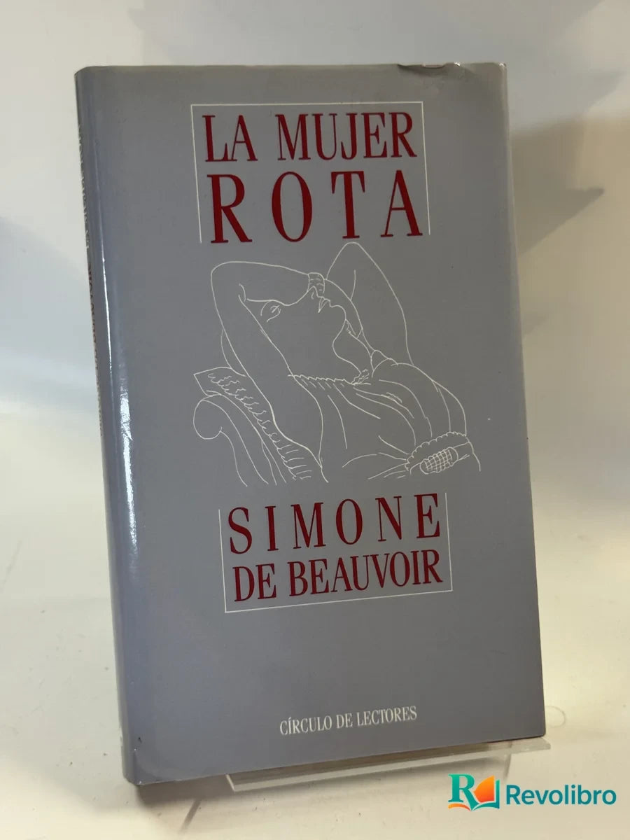 Portada de La mujer rota de Simone de Beauvoir, libro de segunda mano
