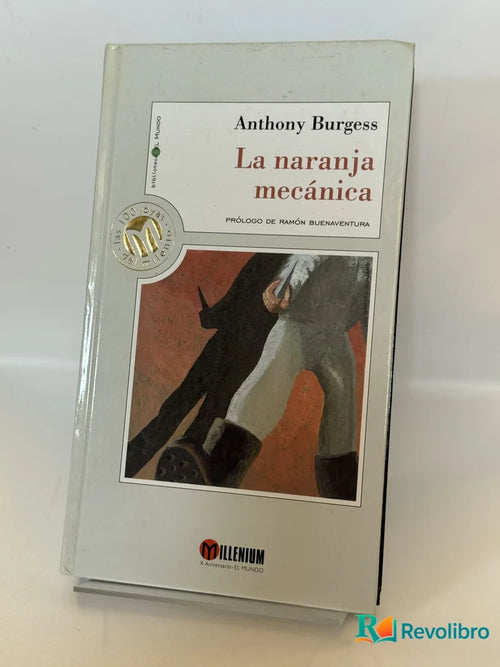 Portada de La naranja mecánica de Anthony Burgess, libro de segunda mano