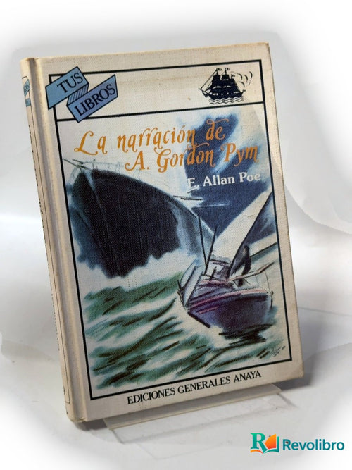Portada de La narración de A. Gordon Pym de Edgar Allan Poe, libro de segunda mano