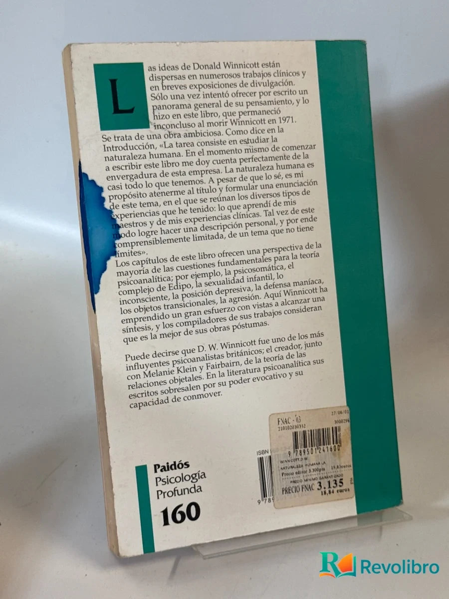 Foto 2 de La naturaleza humana de Donald Winnicott, libro de segunda mano