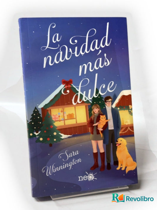 Portada de La Navidad más dulce de Sara Winnington, libro de segunda mano