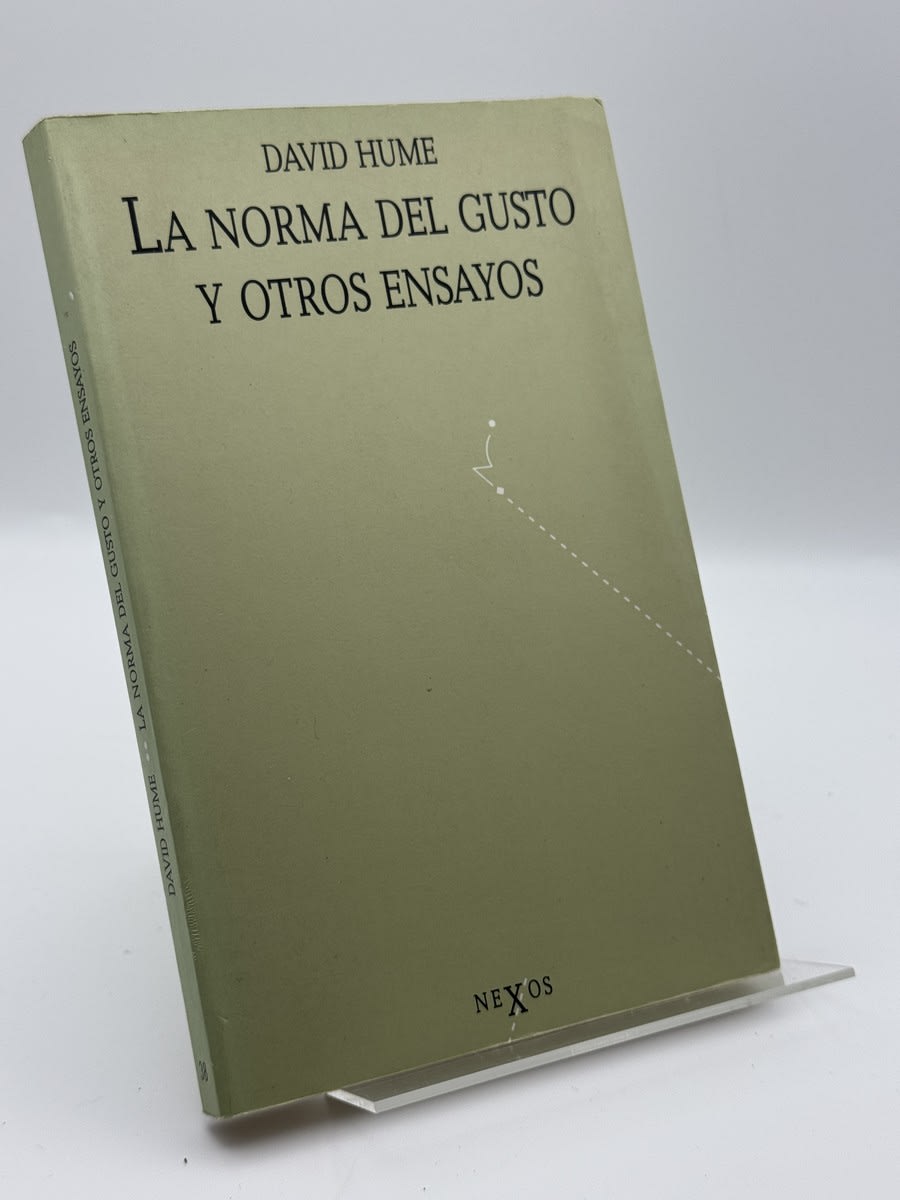 La norma del gusto y otros ensayos - David Hume - Portada