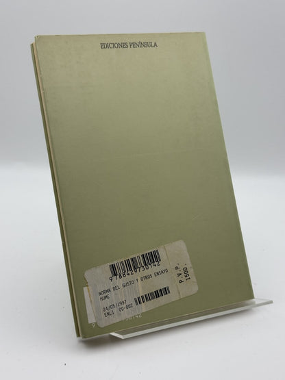 La norma del gusto y otros ensayos - David Hume - Imagen 2