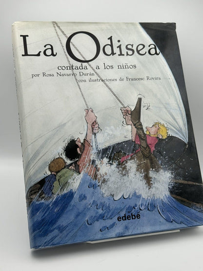 Portada de La Odisea contada a los niños - Rosa Navarro Durán de Rosa Navarro Durán, libro de segunda mano