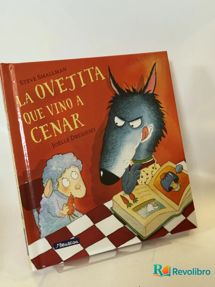 Portada de La ovejita que vino a cenar de Steve Smallman, libro de segunda mano
