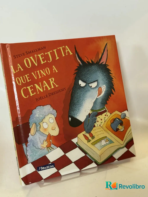Portada de La ovejita que vino a cenar de Steve Smallman, libro de segunda mano