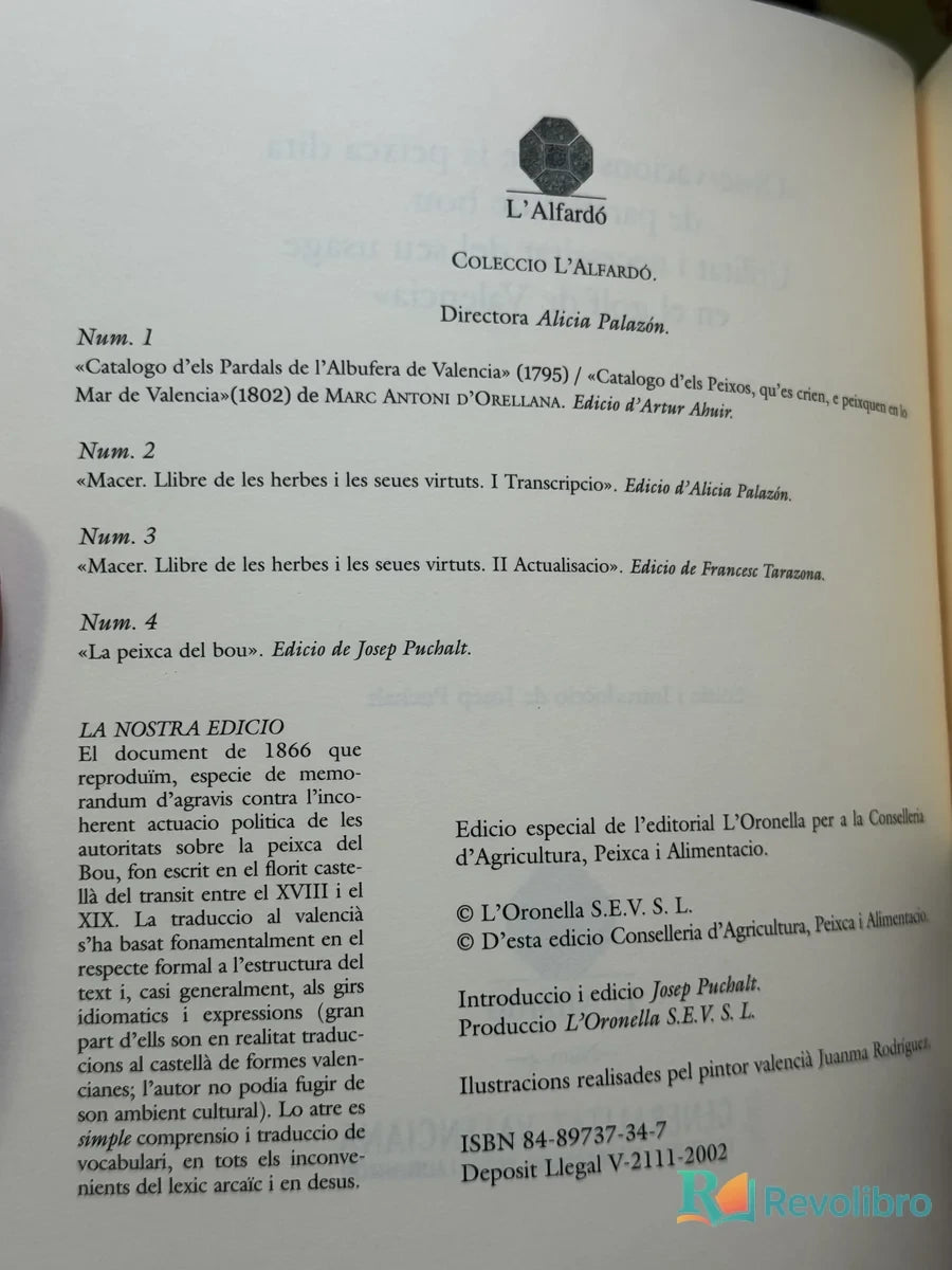 Foto 2 de La Peixca del Bou de Anonim, libro de segunda mano