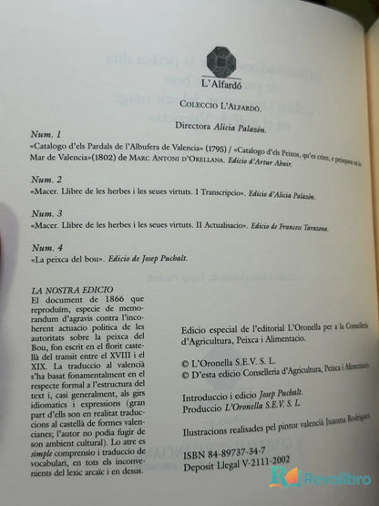 Foto 2 de La Peixca del Bou de Anonim, libro de segunda mano