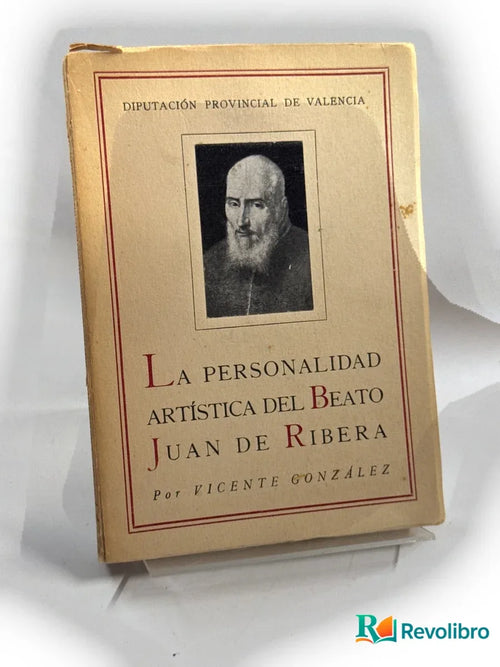Portada de La personalidad artística del Beato Juan de Ribera de Vicente González, libro de segunda mano