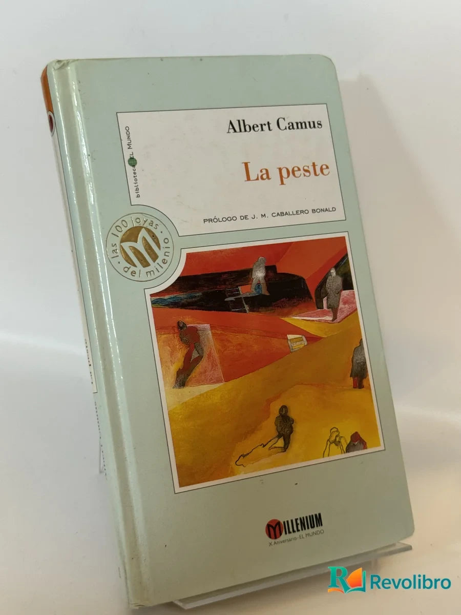 Portada de La peste de Albert Camus, libro de segunda mano