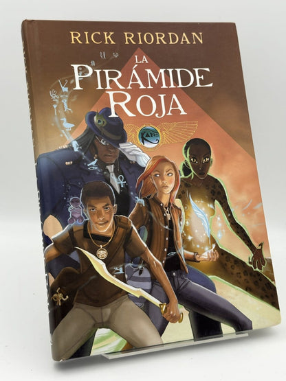 Portada de La pirámide roja. Novela gráfica de Rick Riordan, libro de segunda mano