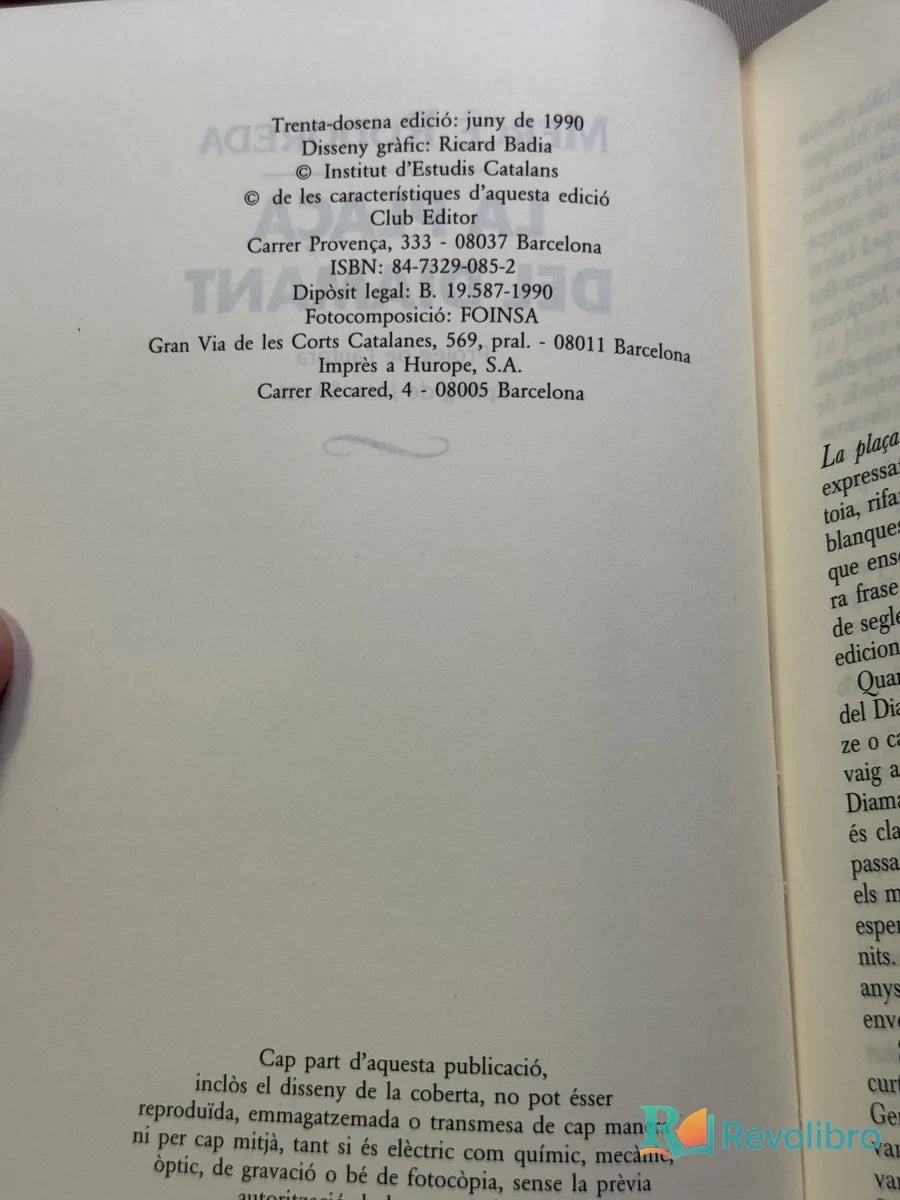 Foto 2 de La plaça del Diamant de Mercè Rodoreda, libro de segunda mano
