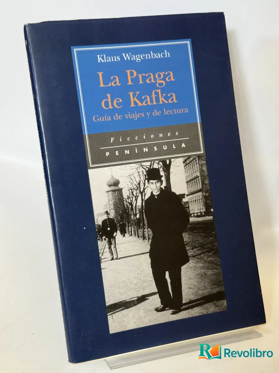 Portada de La Praga de Kafka de Klaus Wagenbach, libro de segunda mano