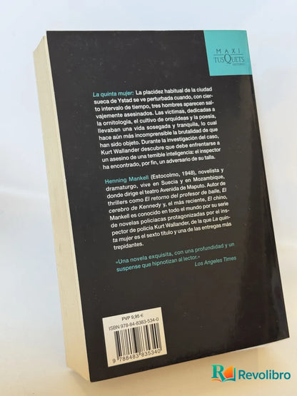 Foto 2 de La quinta mujer de Henning Mankell, libro de segunda mano