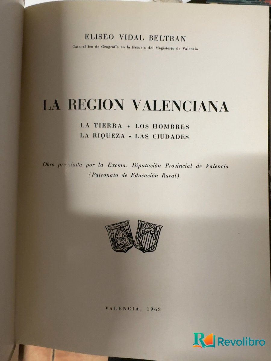 Foto 5 de La región valenciana de Eliseo Vidal Beltrán, libro de segunda mano
