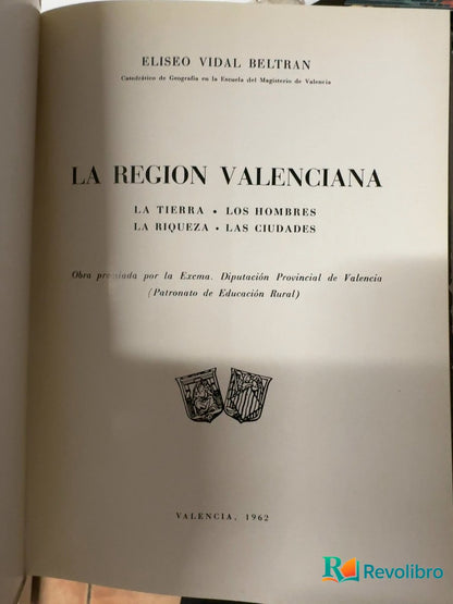 Foto 5 de La región valenciana de Eliseo Vidal Beltrán, libro de segunda mano