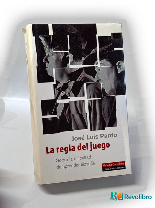 Portada de La regla del juego de José Luis Pardo, libro de segunda mano