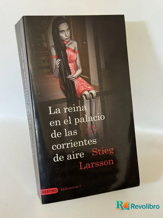 Portada de La reina en el palacio de las corrientes de aire de Stieg Larsson, libro de segunda mano