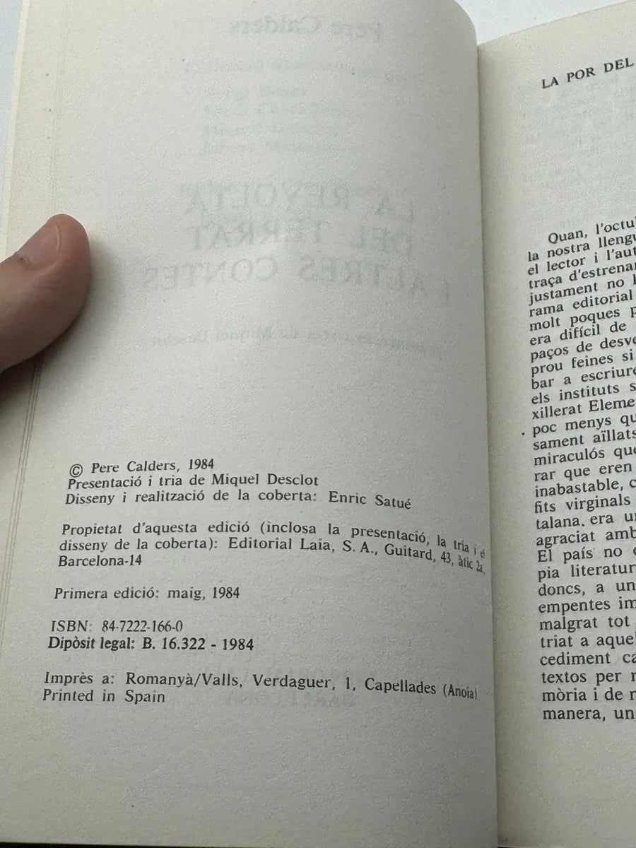 Foto 2 de La revolta del terrat i altres contes de Calders, libro de segunda mano