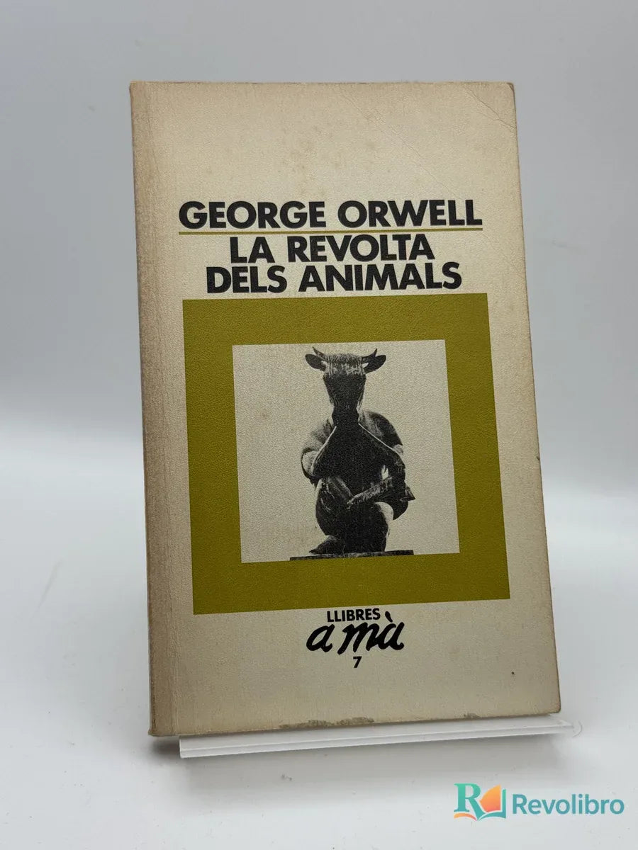 Portada de La revolta dels animals de George Orwell, libro de segunda mano
