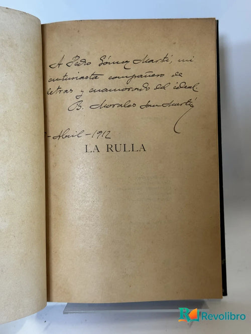 Portada de La Rulla de B. Morales San Martín, libro de segunda mano
