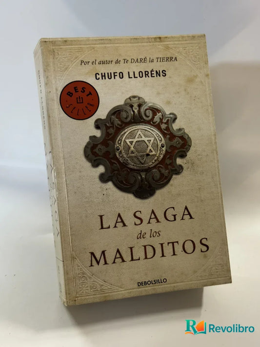 Portada de La Saga de los Malditos de Chufo Llorens, libro de segunda mano
