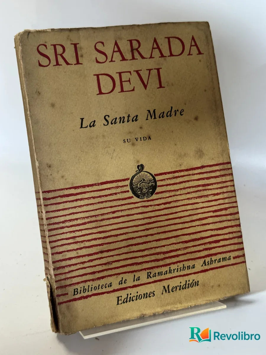 Portada de La Santa Madre de Sri Sarada Devi, libro de segunda mano